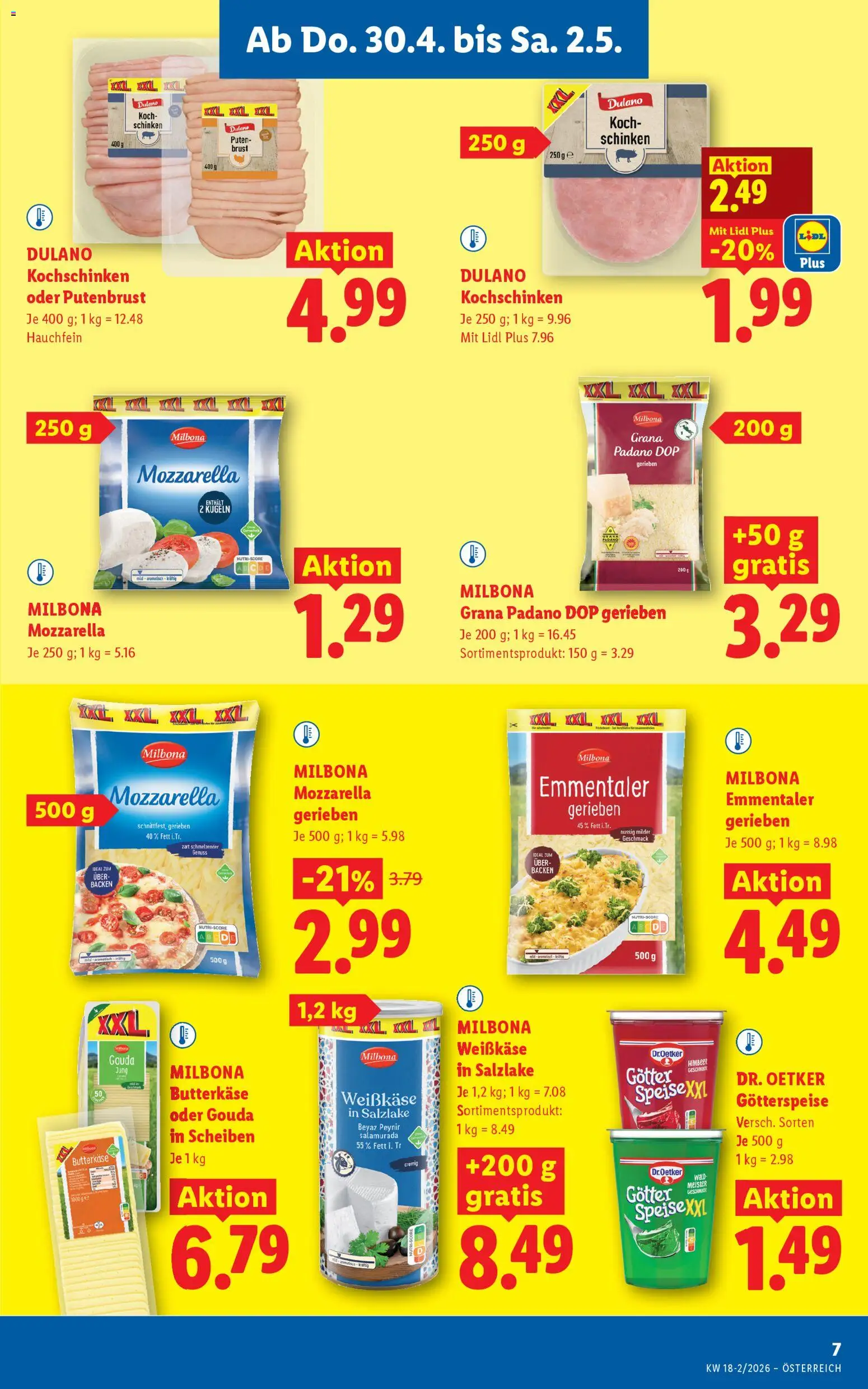 Lidl Flugblatt - Altenmarkt im Pongau, St. Johann im Pongau, Zell am See gültig ab 30.04.2026 | Seite: 11 | Produkte: Schinken
