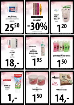 Tuuri-mainoslehti voimassa 18.03.2026 alkaen | Sivu: 14 | Tuotteet: Shampoo, Hoitoaine, Saippua