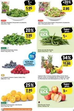 Tragtasche füllen mit Ananas extrasüss, Mango, Avocado, Banane, Kiwi grün, Limette und Granatapfel (exkl. Bio, Primagusto und Large), im Offenverkauf (bei einem Mindestgewicht von 3,5 kg, Tragtasche füllen mit Ananas extrasüss, Mango, Avocado, Banane, Kiwi grün, Limette und Granatapfel (exkl. Bio, Primagusto und Large), im Offenverkauf (bei einem Mindestgewicht von 3,5 kg: 1 kg = 3.42) ab 31.03.2026 gültig | Seite: 3 | Produkte: Granatapfel, Äpfel, Kiwi, Limette