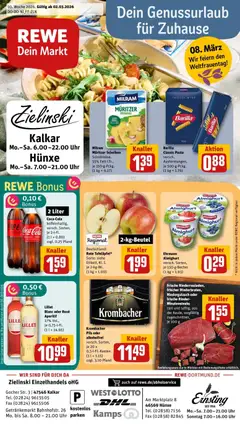 Rewe Prospekt Hünxe	 ab 02.03.2026 gültig