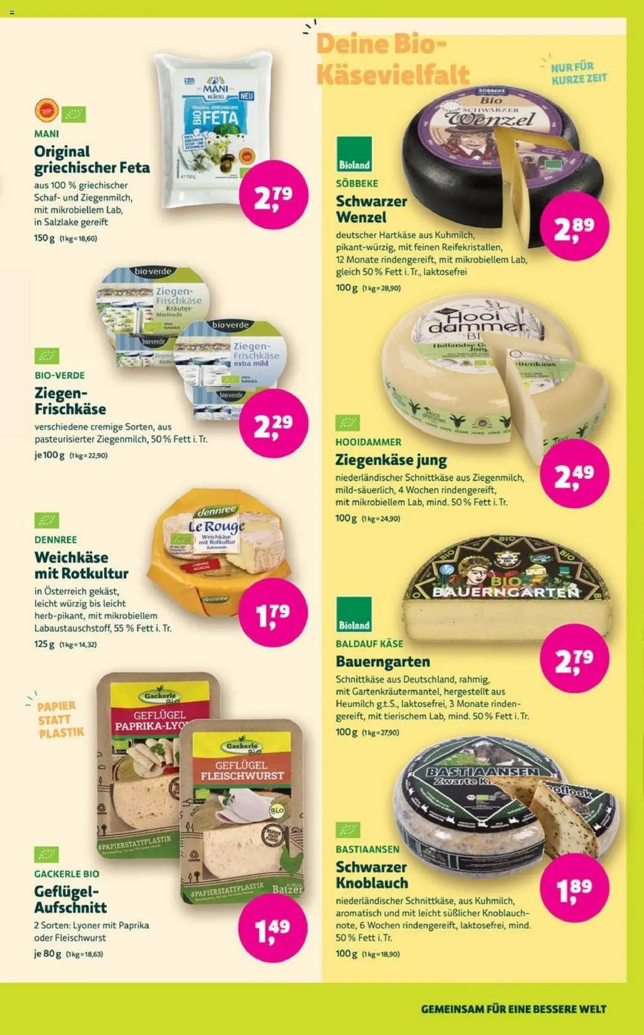 Denns BioMarkt Angebote – gültig ab 24.09.2025 | Seite: 5 | Produkte: Ziegenkäse, Rouge, Paprika, Frischkase