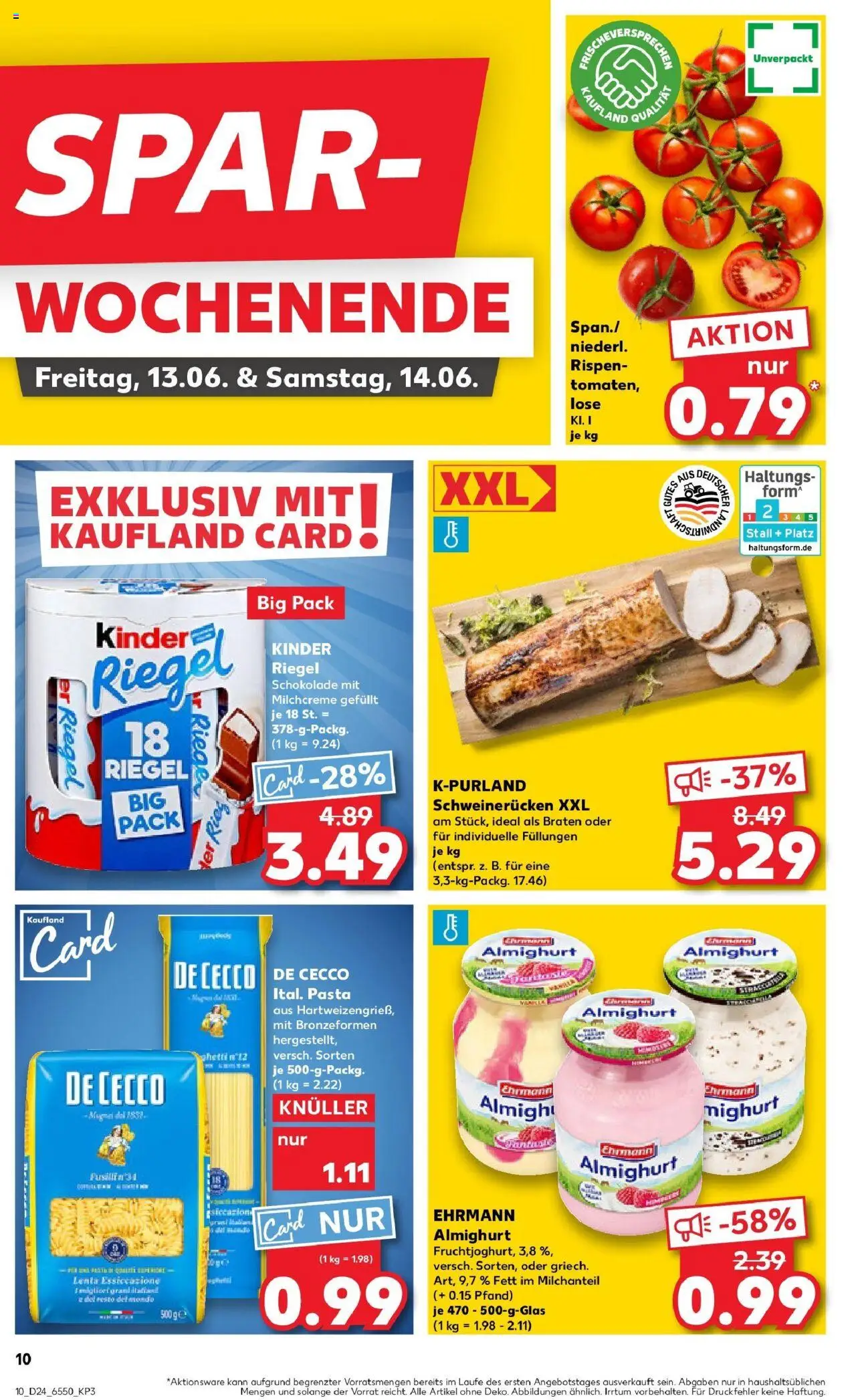Kaufland prospekt Stadthagen	 - gültig ab dem 16.06.2025 | Seite: 25 | Produkte: Ehrmann almighurt, Schokolade, Schweinerucken, Pasta