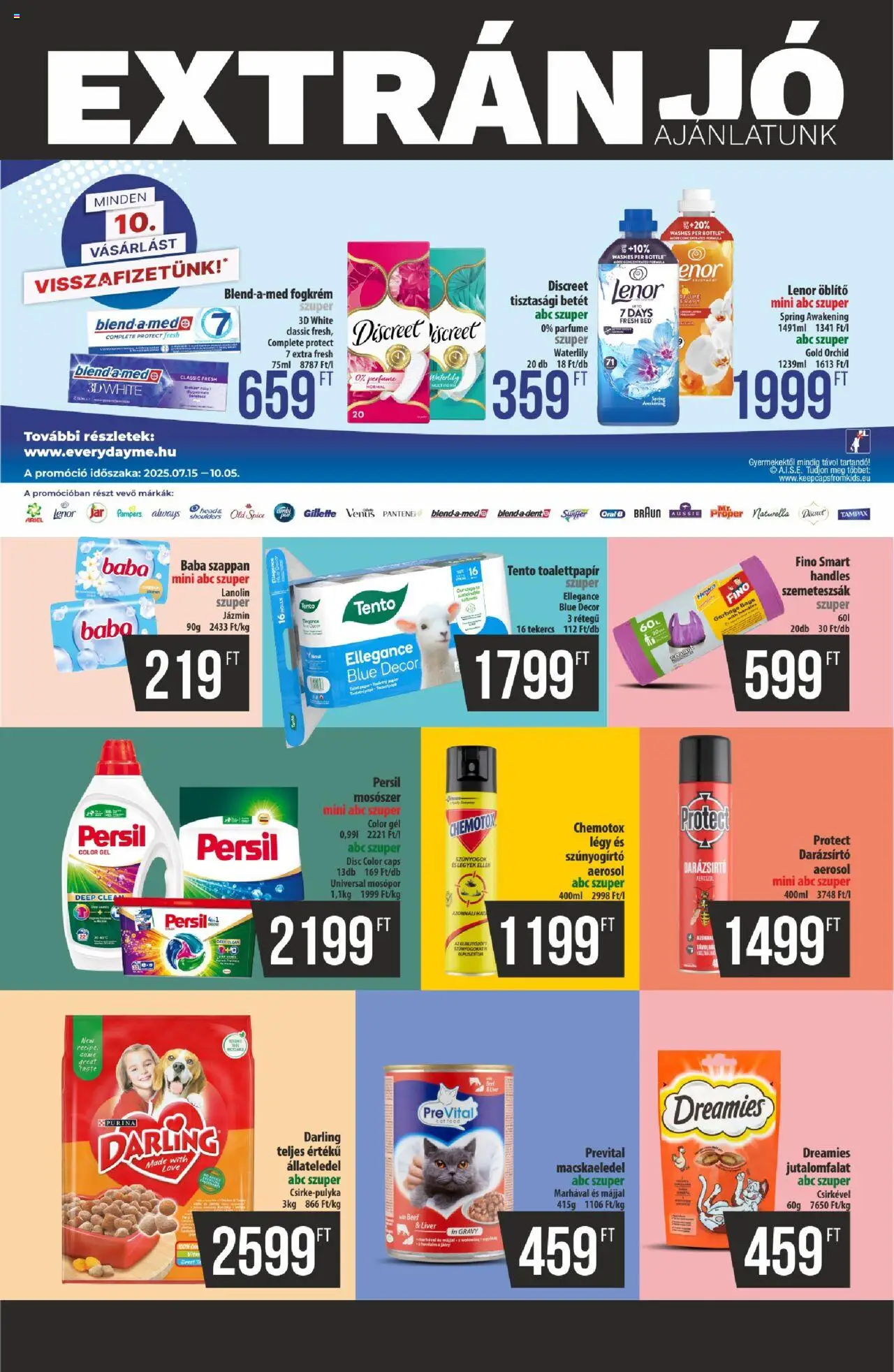 COOP akciós ujság - amely érvényes a következő dátumtól: 14.08.2025 | Oldal: 11 | Termékek: Old spice, Pampers, Tisztasági betét, Mosószer