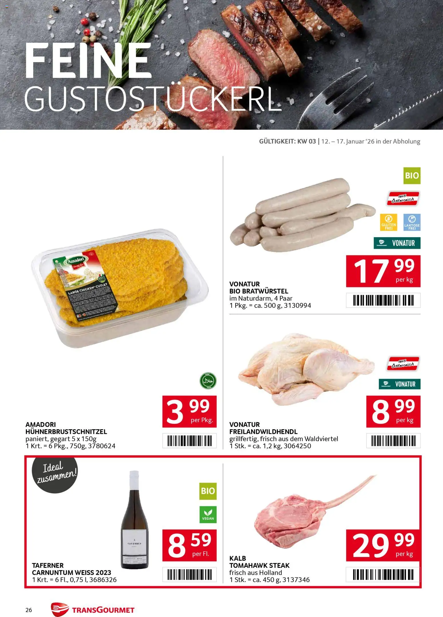 Transgourmet Flugblatt gültig ab 12.01.2026 | Seite: 23