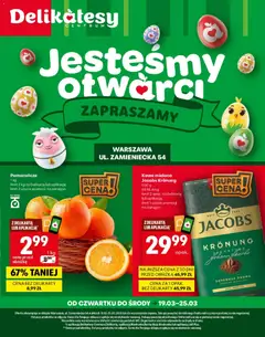 Pogląd oferty "Delikatesy Centrum gazetka - Warszawa Zamieniecka Otwarcie" - ważna od 19.03.2026