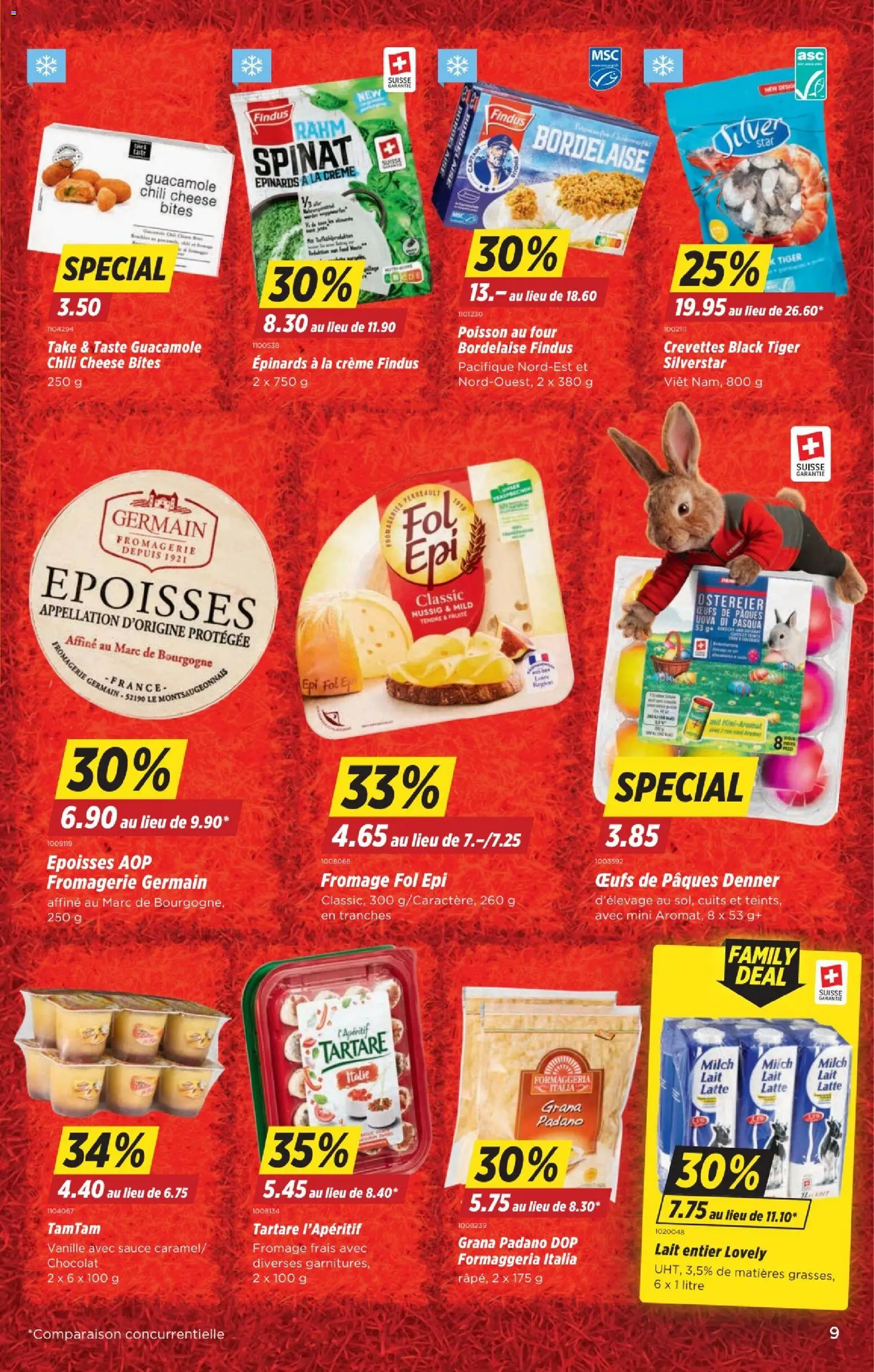 Denner aktionen FR – gültig ab 26.03.2026 | Seite: 9 | Produkte: Pudding, Milch, Chili, Creme