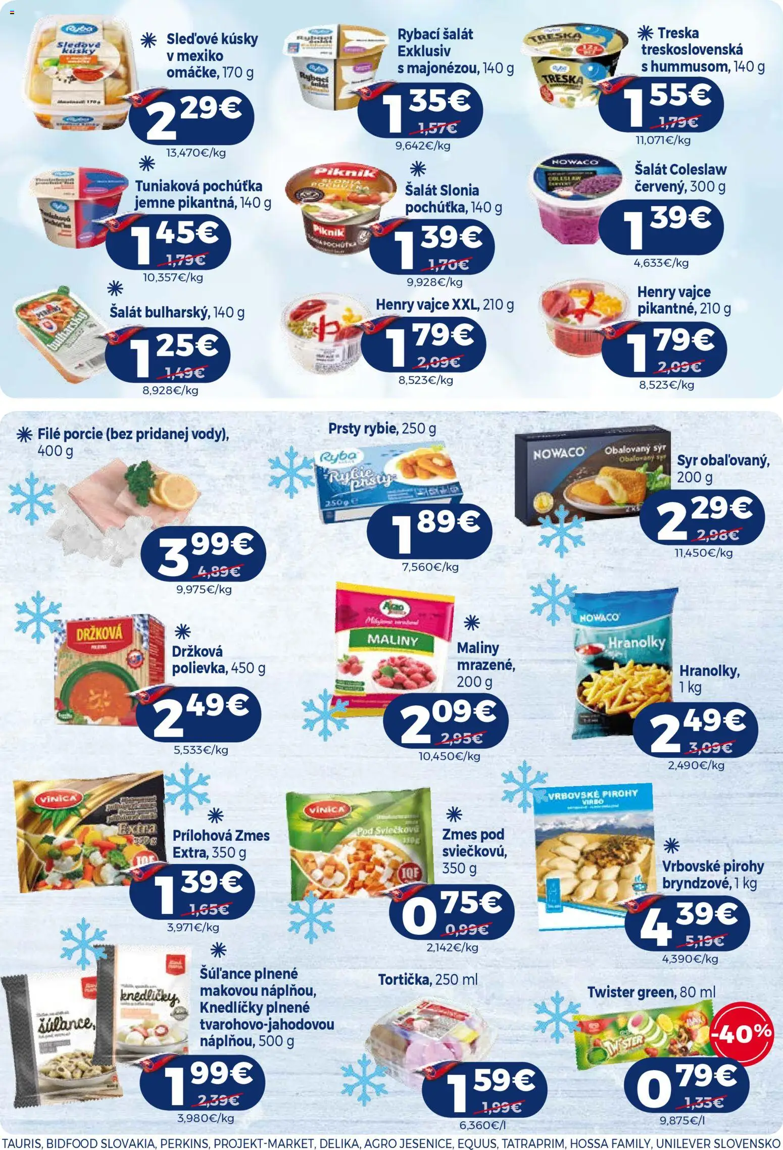 Nové Milk Agro akcie – leták je platný od 15.04.2026 | Strana: 6 | Produkty: Syr, Pirohy, Ryba, Maliny