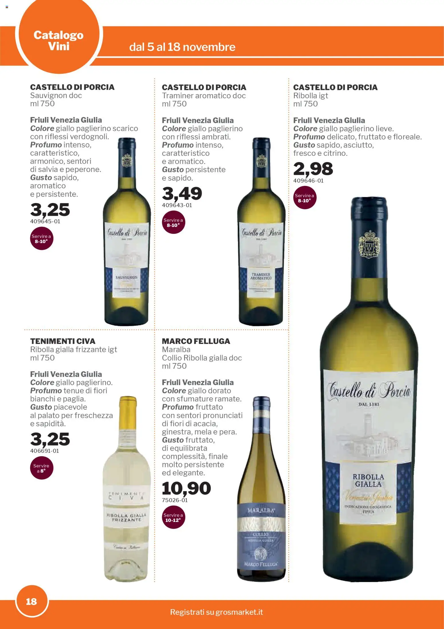 Volantino Sogegross del 05.11.2025 | Pagina: 18 | Prodotti: Profumo