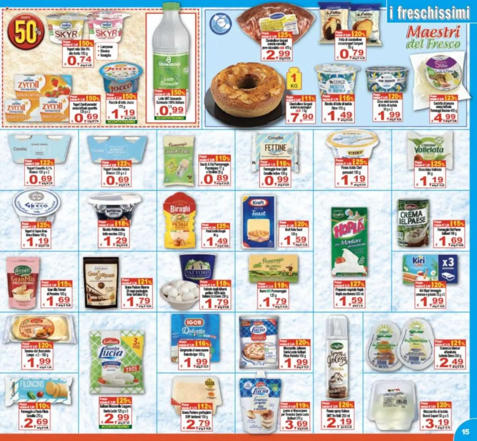 Volantino CTS del 07.11.2025 | Pagina: 15 | Prodotti: Crema, Pizza, Ricotta, Pecorino