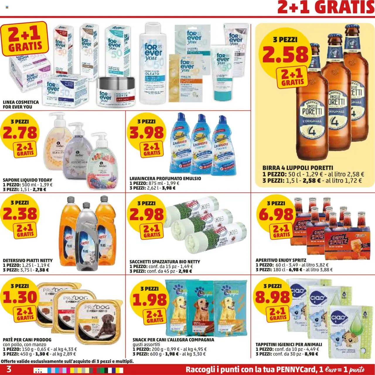 Volantino PENNY del 05.06.2025 | Pagina: 3 | Prodotti: Paté, Sapone, Birra, Aperitivo