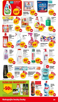 Penny Market leták - Čtvrtečník od 18.09.2025 | Strana: 26 | Produkty: Finish, Mléko, Clin, Repelent
