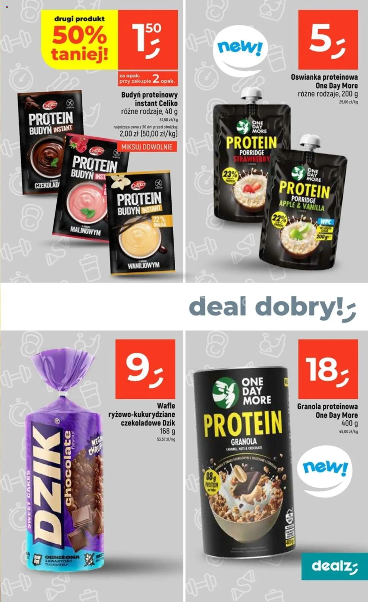 Dealz Gazetka od 11.09.2025 | Strona: 9 | Produkty: Wafle, Granola