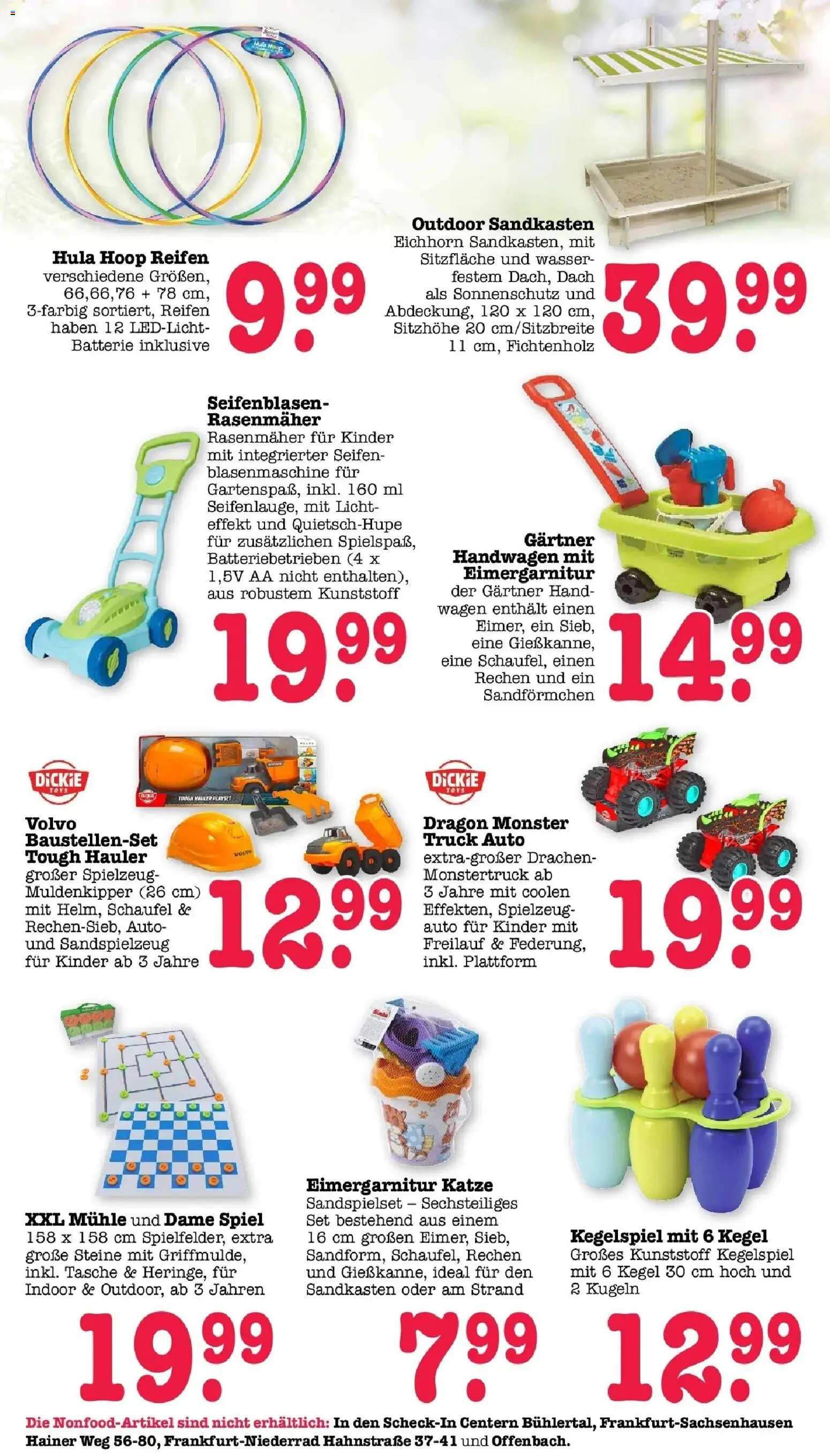 E center Prospekt Mannheim-Wohlgelegen	 – gültig ab 29.03.2026 | Seite: 69 | Produkte: Tasche, Mühle, Monster, Wasser