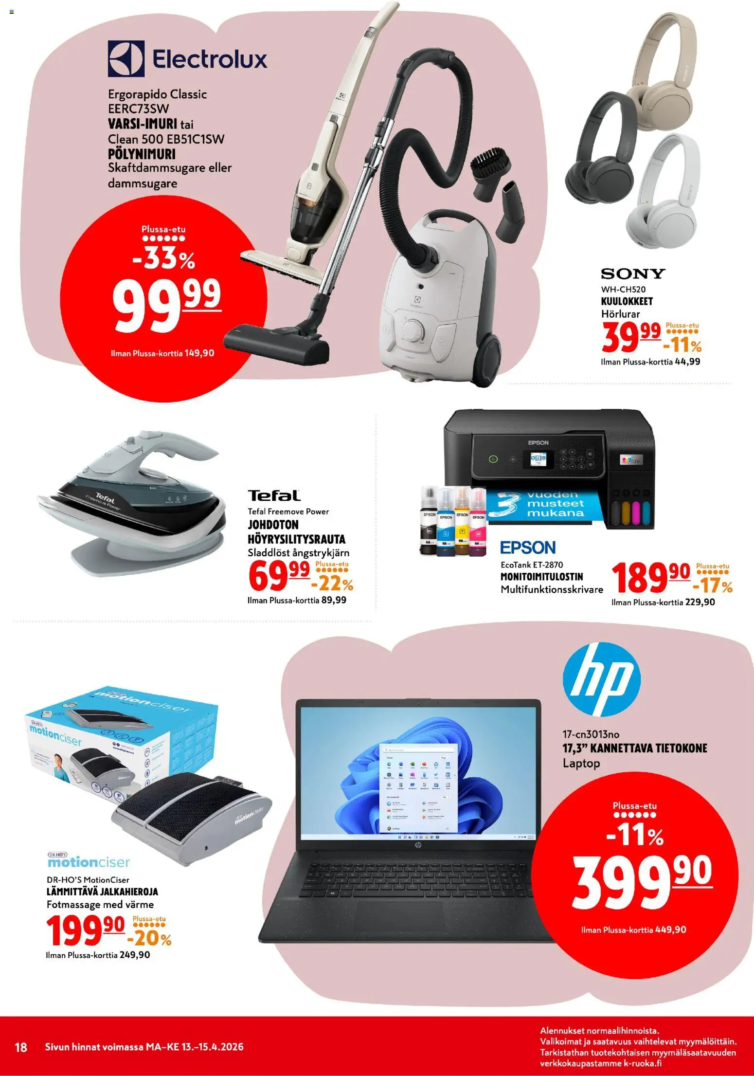 K-Citymarket tarjoukset – voimassa 13.04.2026 alkaen | Sivu: 18