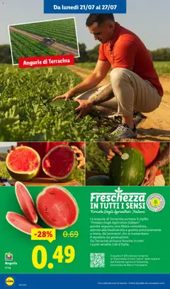 Volantino Lidl del 21.07.2025 | Pagina: 2 | Prodotti: Anguria