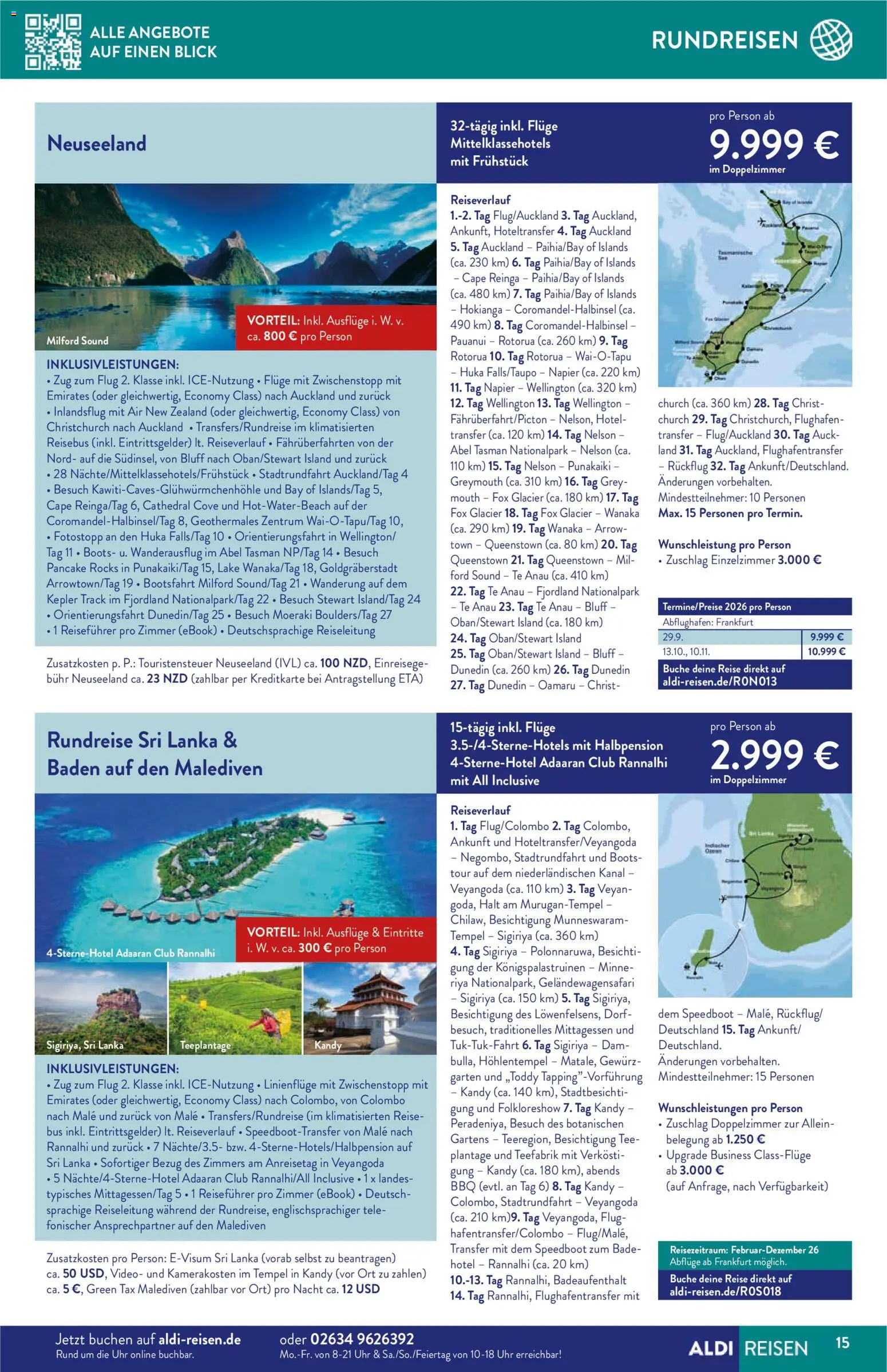 Aldi Reisen – gültig ab 01.11.2025 | Seite: 15