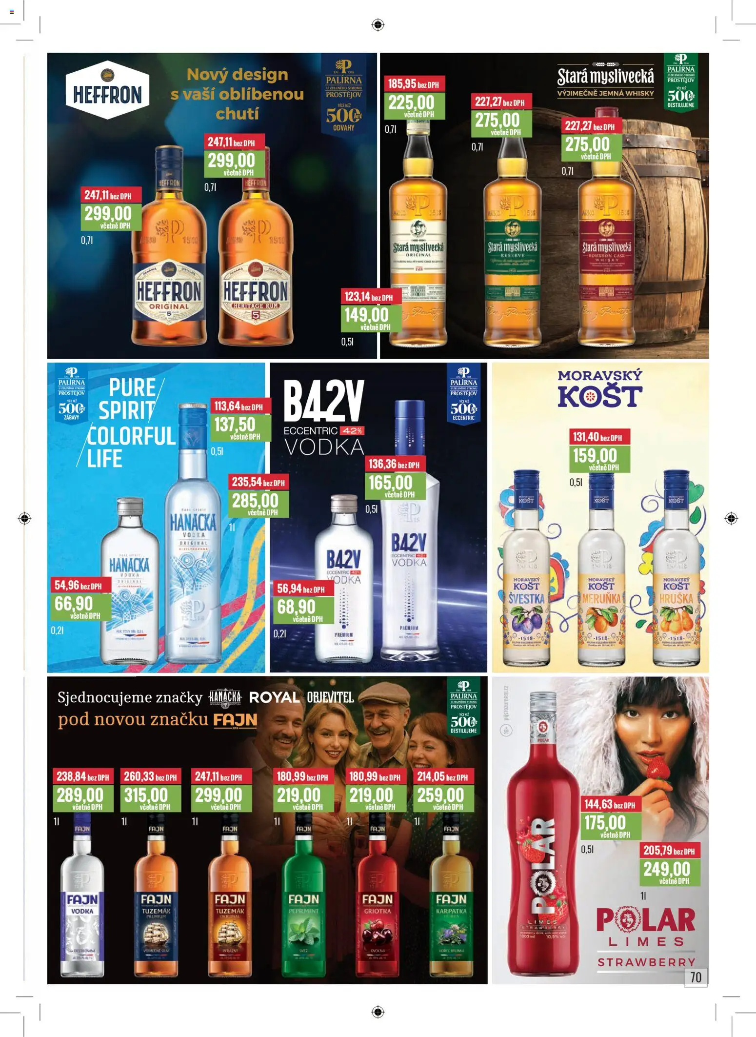 Ratio leták od 01.11.2025 | Strana: 71 | Produkty: Vodka, Stará myslivecká, Griotka, Tuzemák