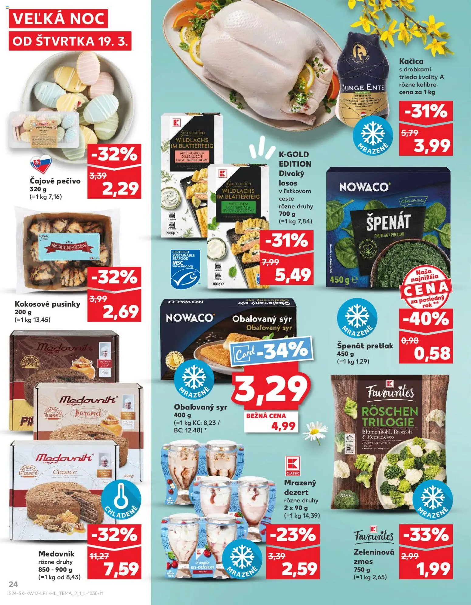 Nové Kaufland akcie – leták je platný od 19.03.2026 | Strana: 24