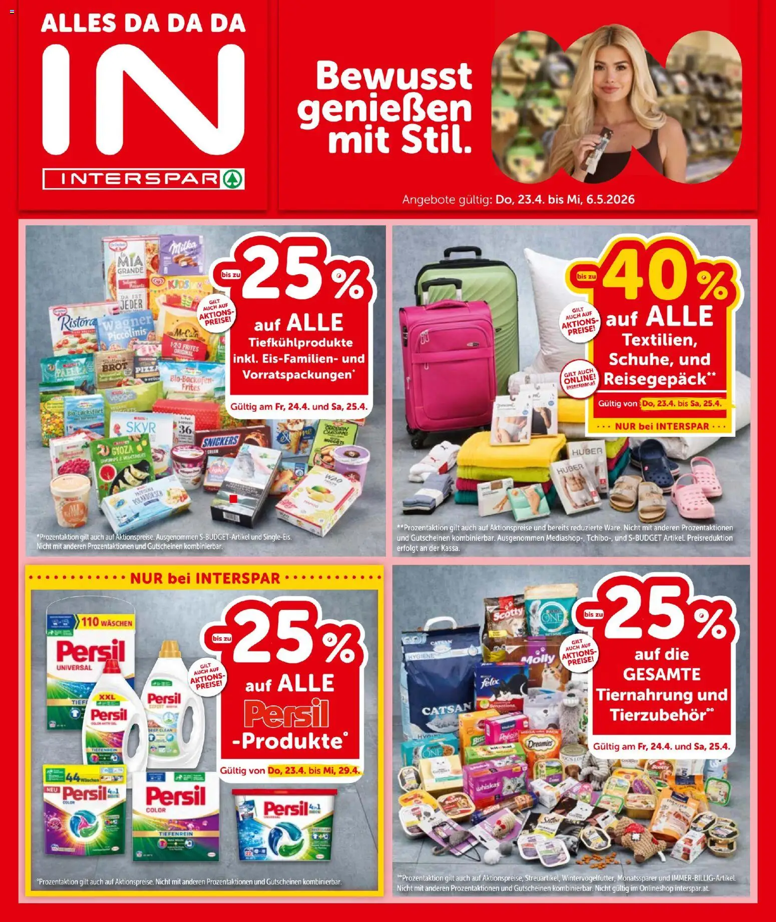Die besten Angebote | Interspar - Flugblatt ab 23.04.2026 | - Jetzt stöbern! | Österreich
