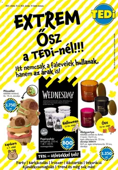 TEDi Akciós újság - amely érvényes a következő dátumtól: 10.10.2025