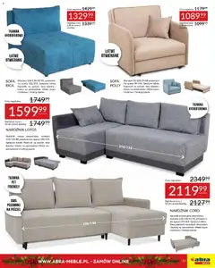 Pogląd oferty "Abra meble Gazetka" - ważna od 03.12.2025 | Strona: 39 | Produkty: Pościel, Sofa