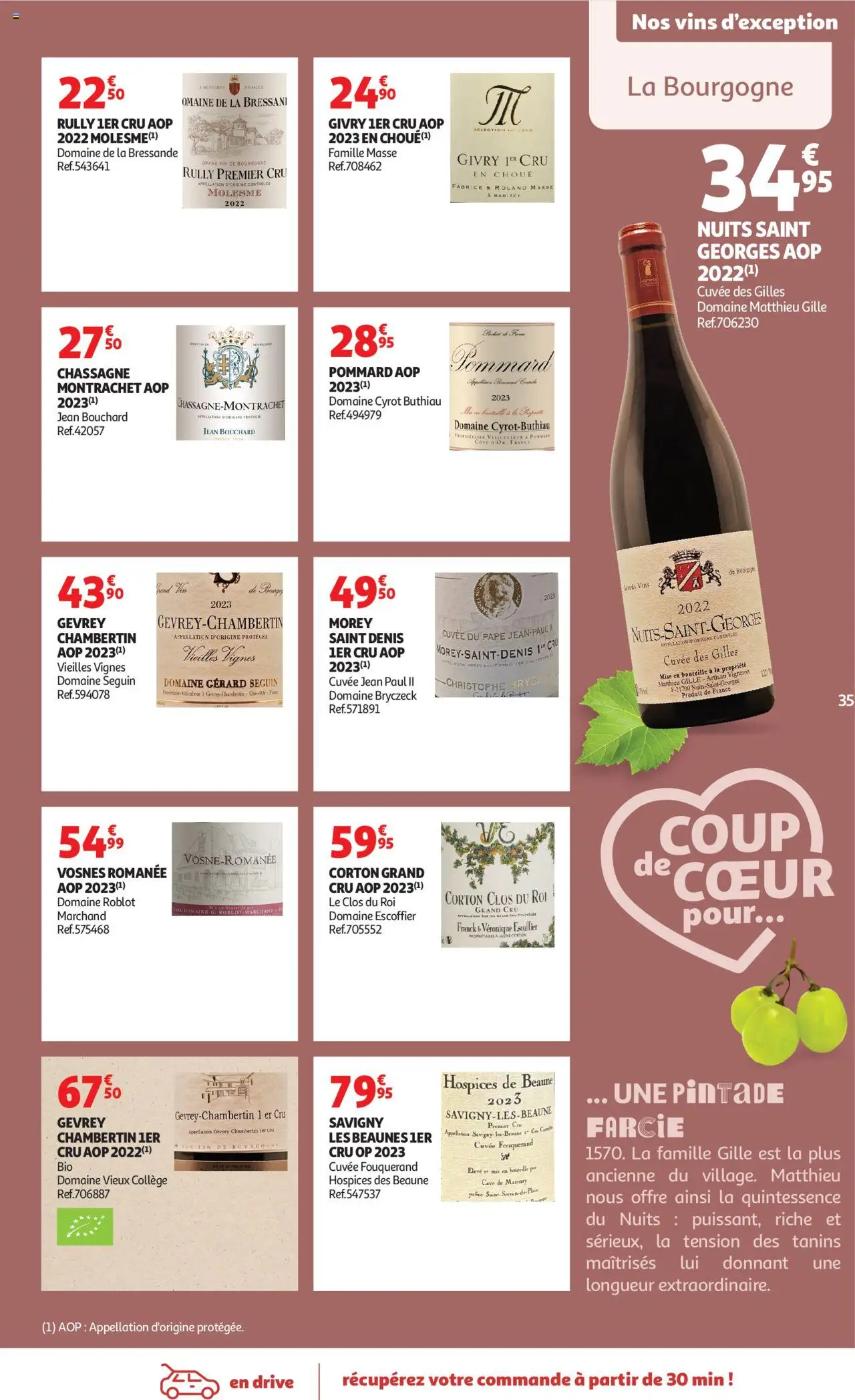 {H1} | Page: 35 | Produits: Pintade, Vin