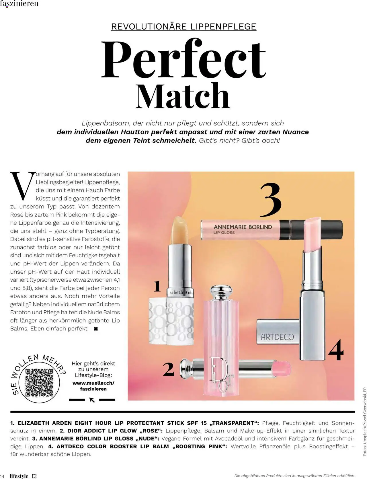 Müller Magazin – gültig ab 12.09.2025 | Seite: 14 | Produkte: Lip Balm