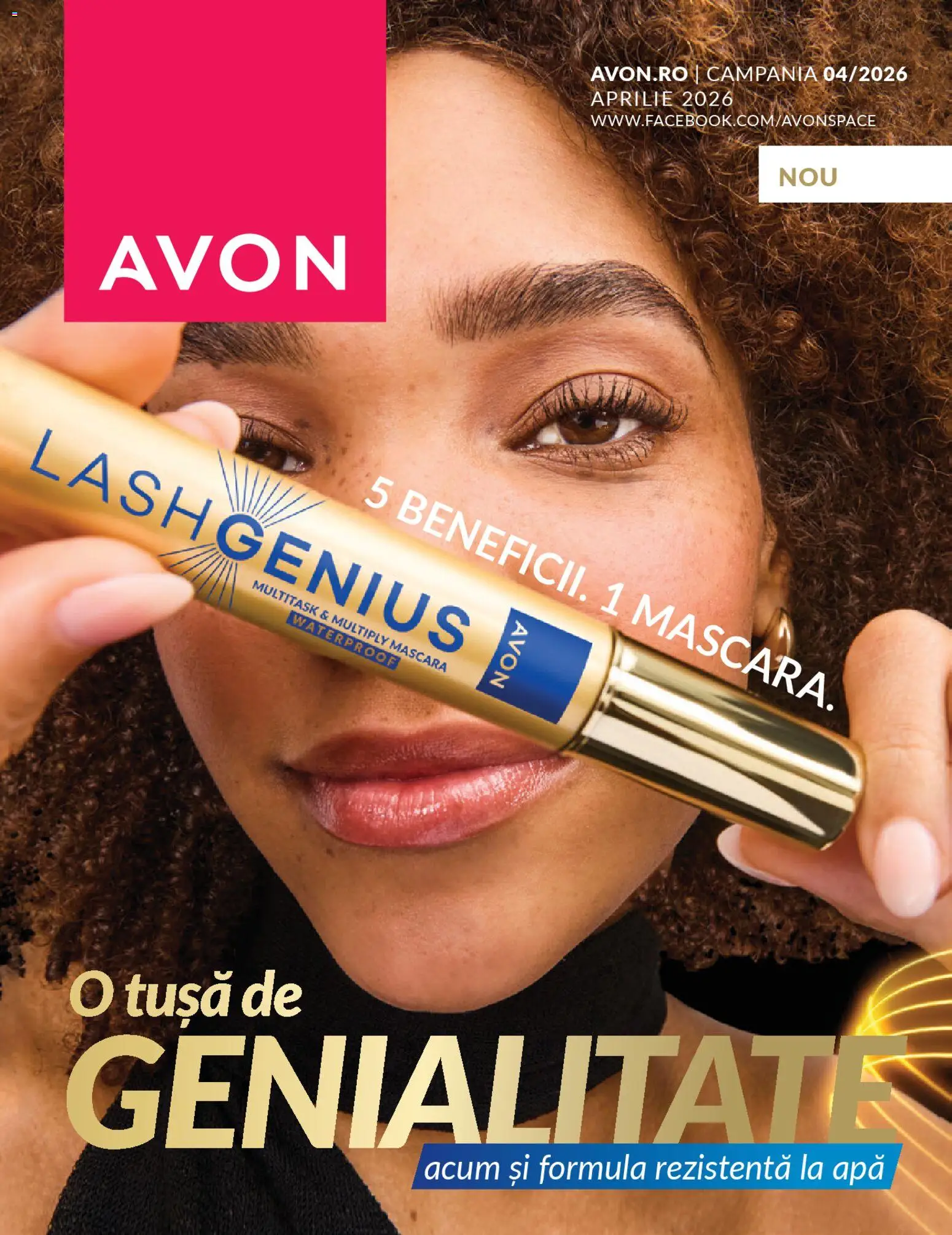 Noul catalog Avon – valabil de la 01.04.2026 | Pagină: 1 | Produse: Mascara, Apă