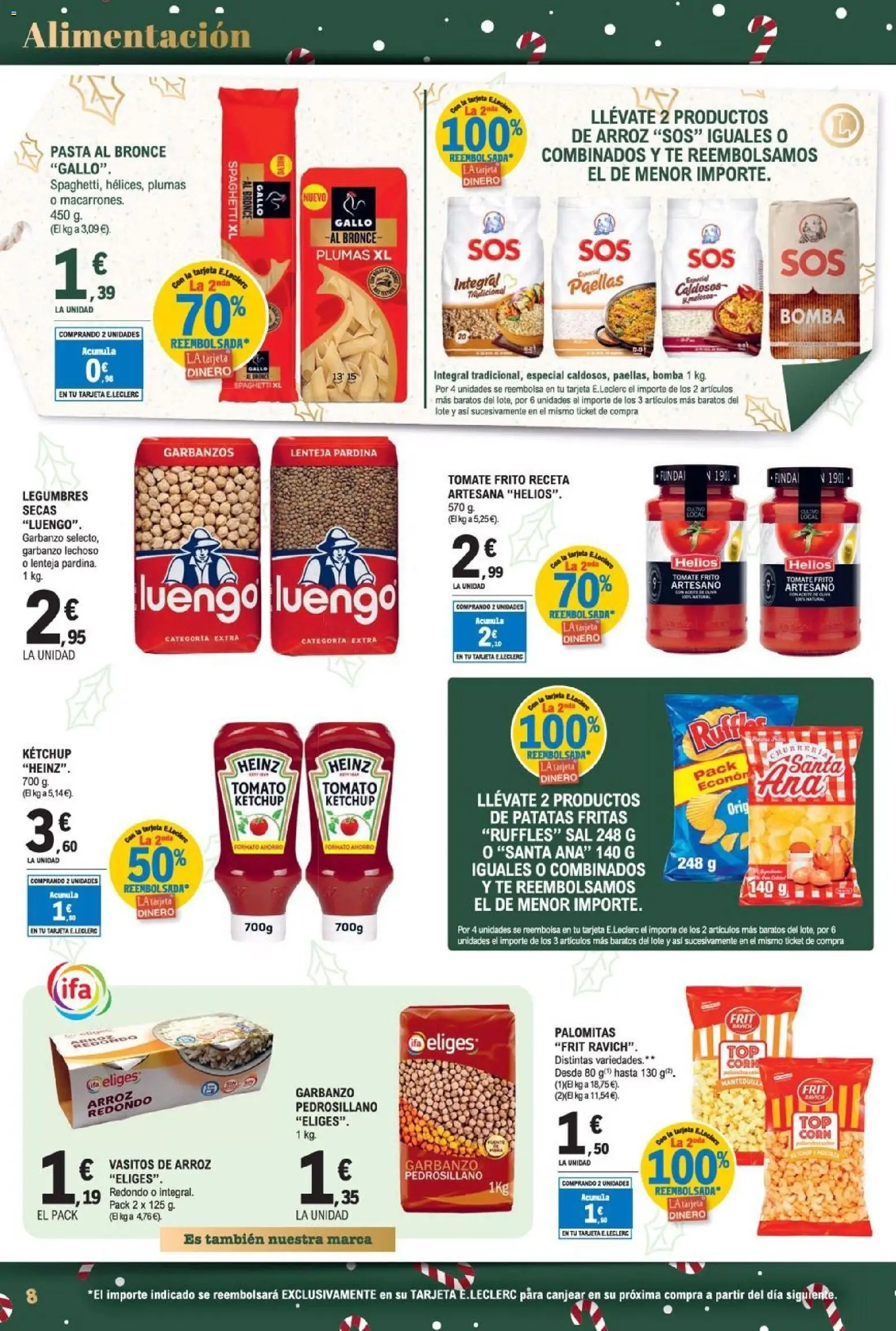 E.Leclerc folleto │ válido desde el 03.12.2025 | Página: 8 | Productos: Arroz, Pasta, Té, Συσκευή ροής