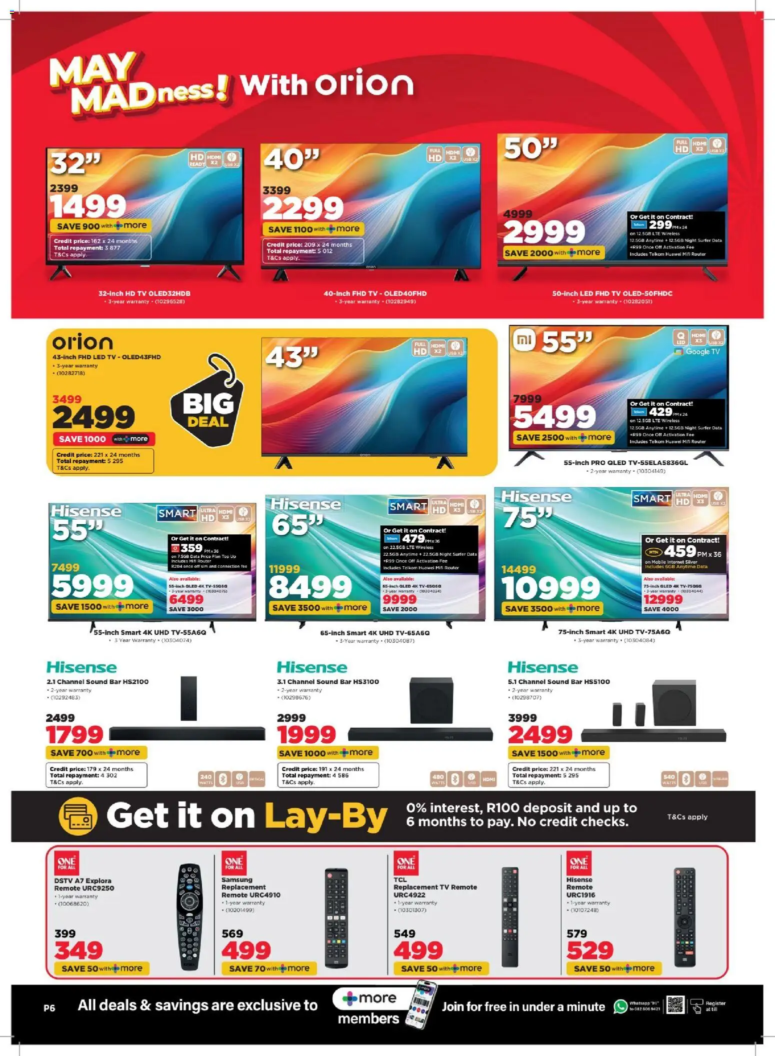 New HiFi Corp catalogue – valid from 29.04.2026 | Page: 6 | Products: Data, Router, TV, Remote