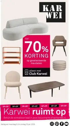 KARWEI - Folder - Voorbeeld van een folder van KARWEI, geldig van 05.01.2026