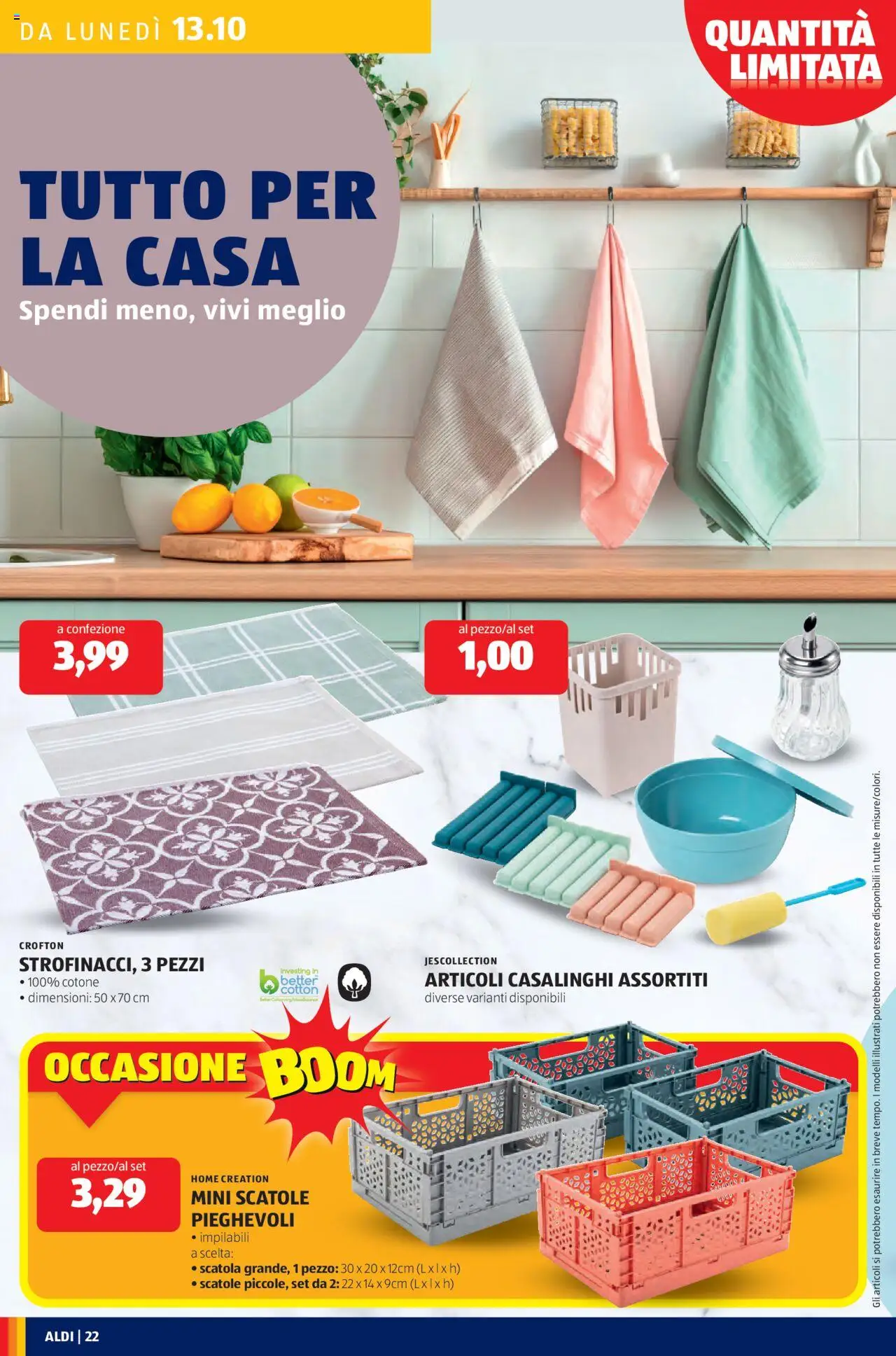 Volantino Aldi del 13.10.2025 | Pagina: 22 | Prodotti: Scatola