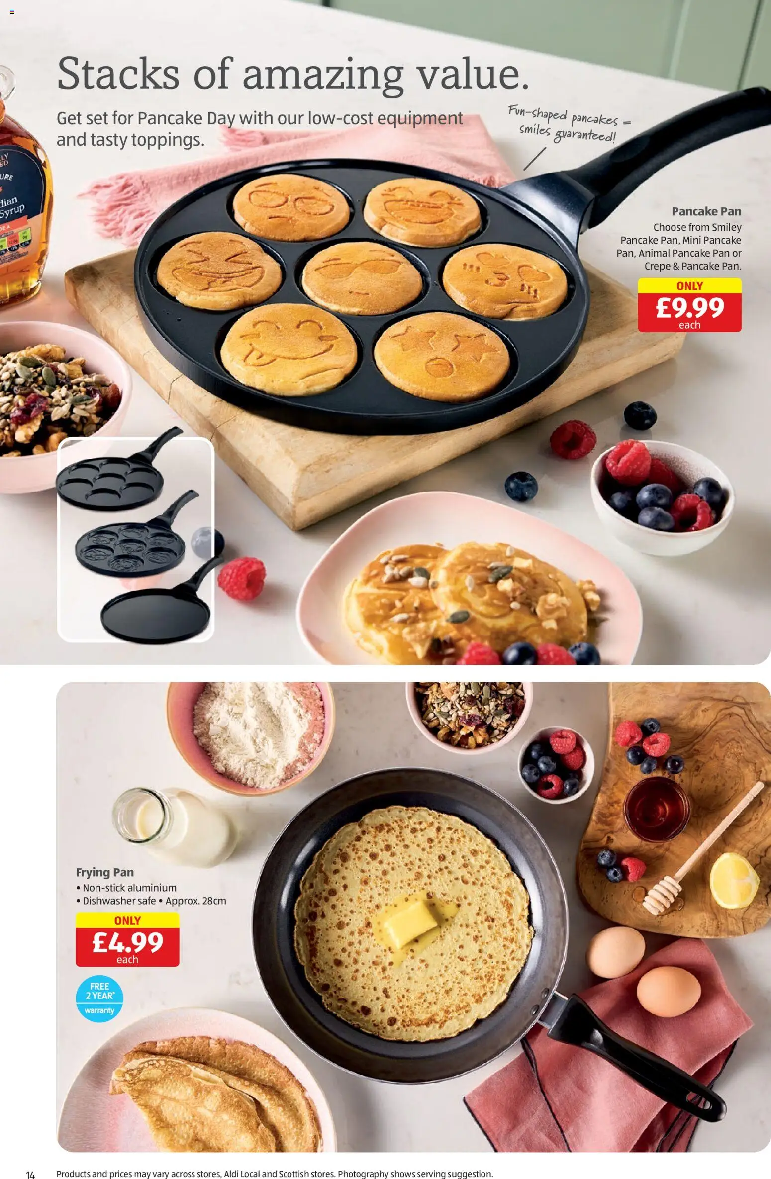 {H1} | Page: 14 | Products: Pancake, Pancakes, Dishwasher