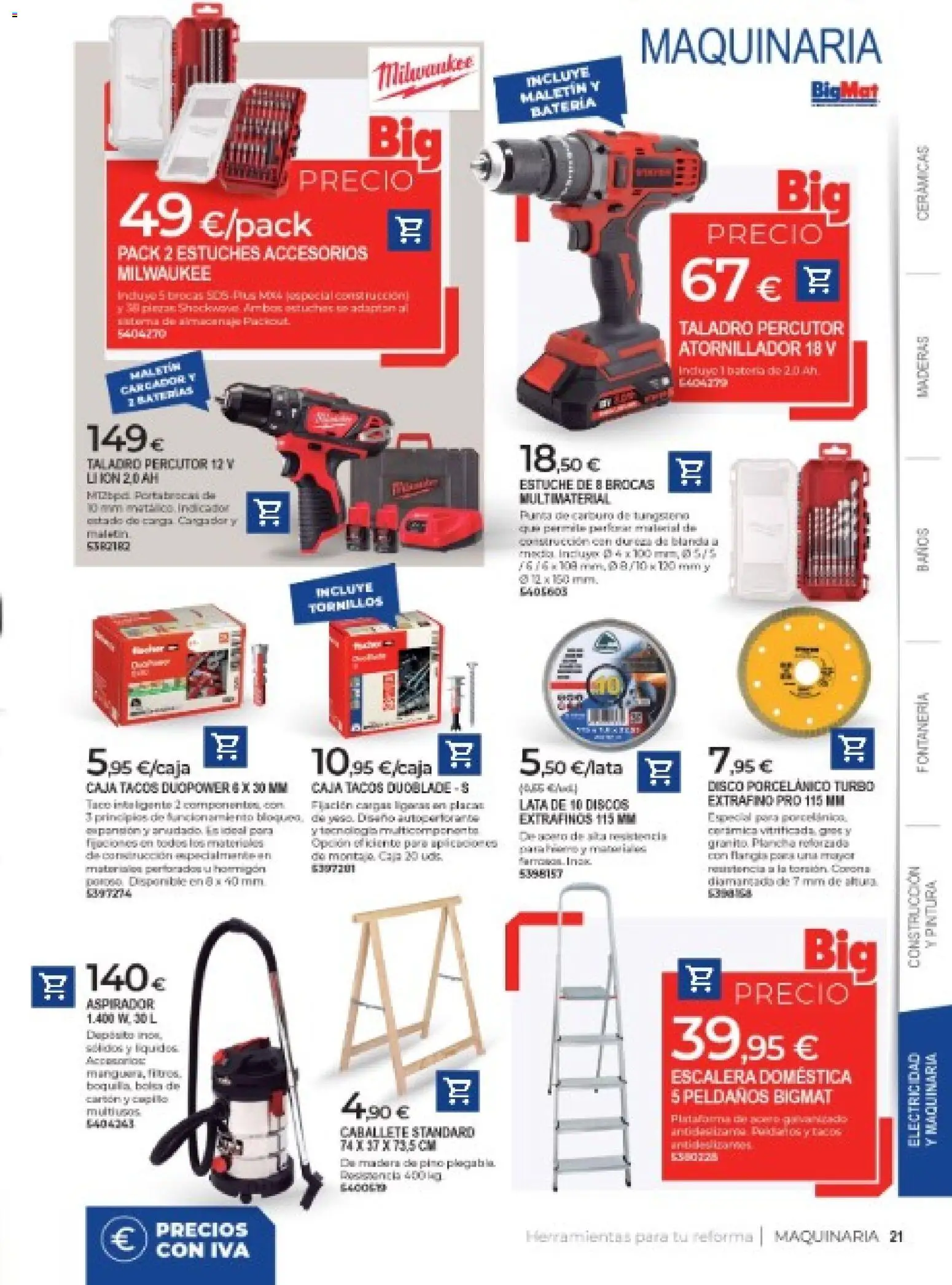 BigMat folleto │ válido desde el 20.02.2026 | Página: 22 | Productos: Disco, Bolsa, Aspirador, Caja