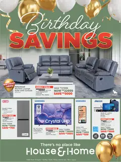 House and Home specials catalogue – valid from 13.04.2026