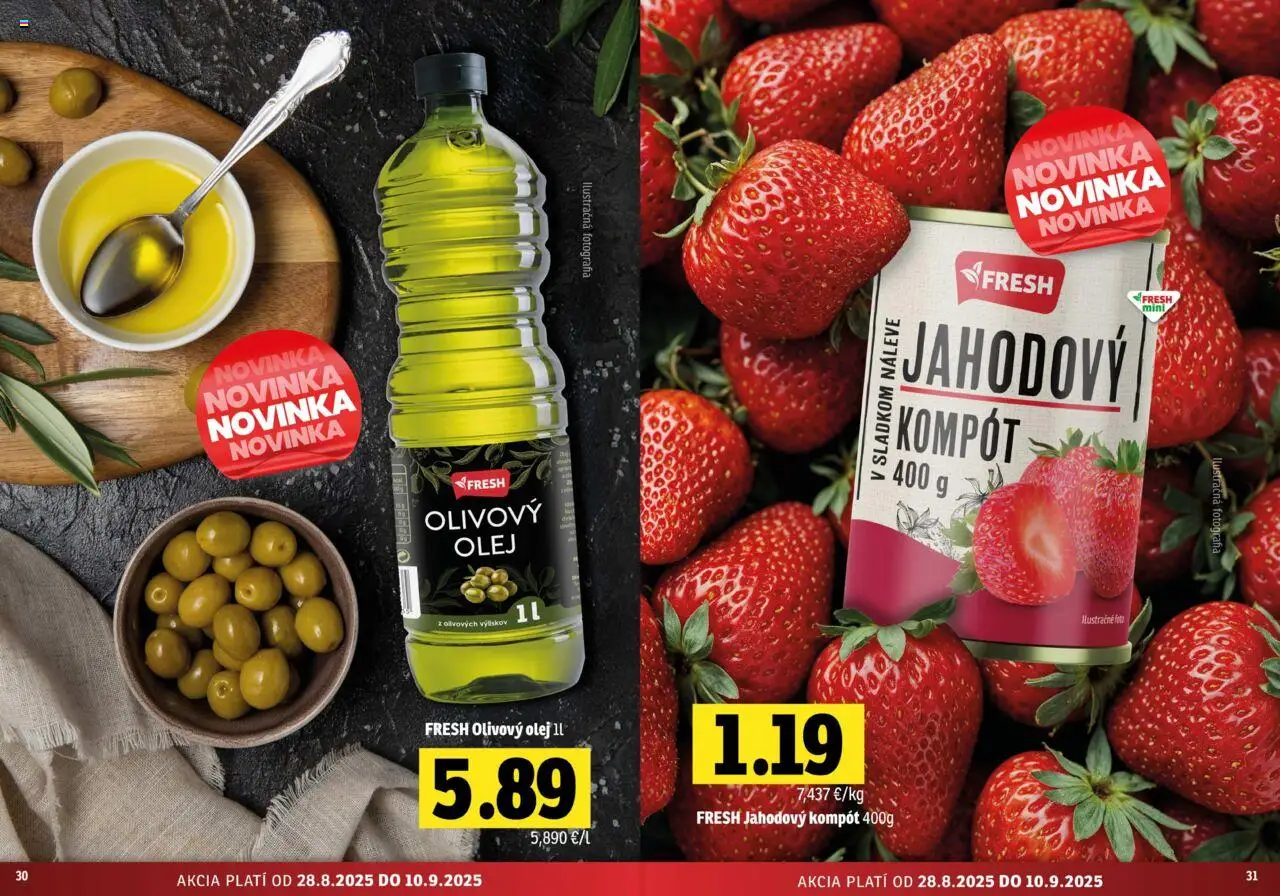 Fresh Východné Slovensko │ platný od 28.08.2025 | Strana: 16 | Produkty: Olej, Olivový olej