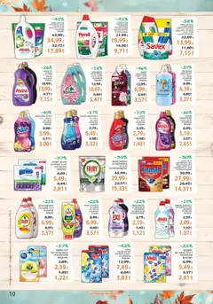 Преглед на Лекси брошура - Офертите са валидни от 22.10.2025 | Страница: 10 | Продукти: Препарат, Прах за пране, Препарат за съдове, Съдомиялна