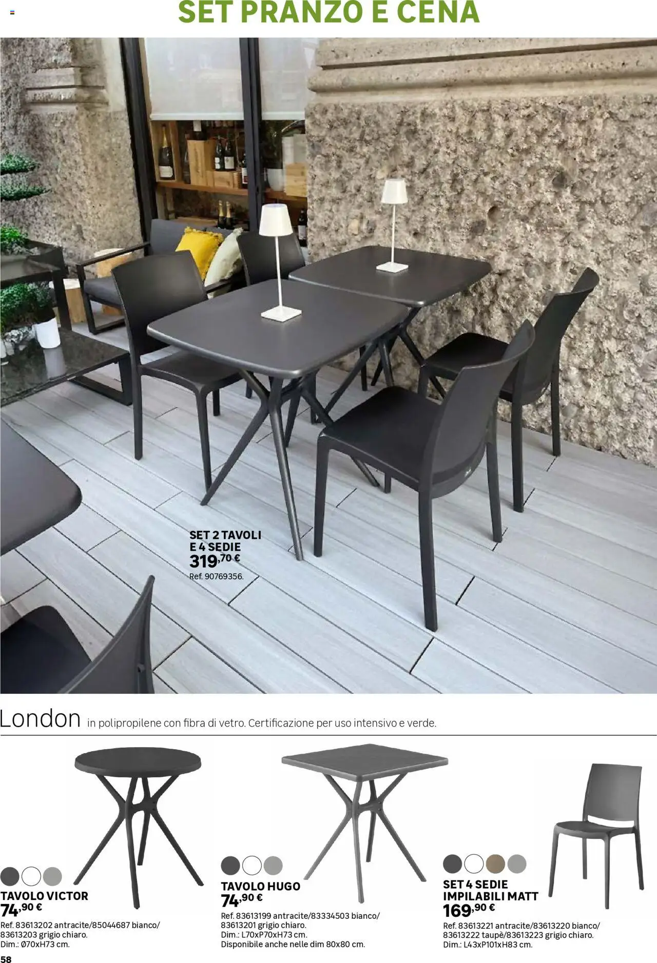 Volantino Leroy Merlin del 02.06.2025 | Pagina: 58 | Prodotti: Tavolo