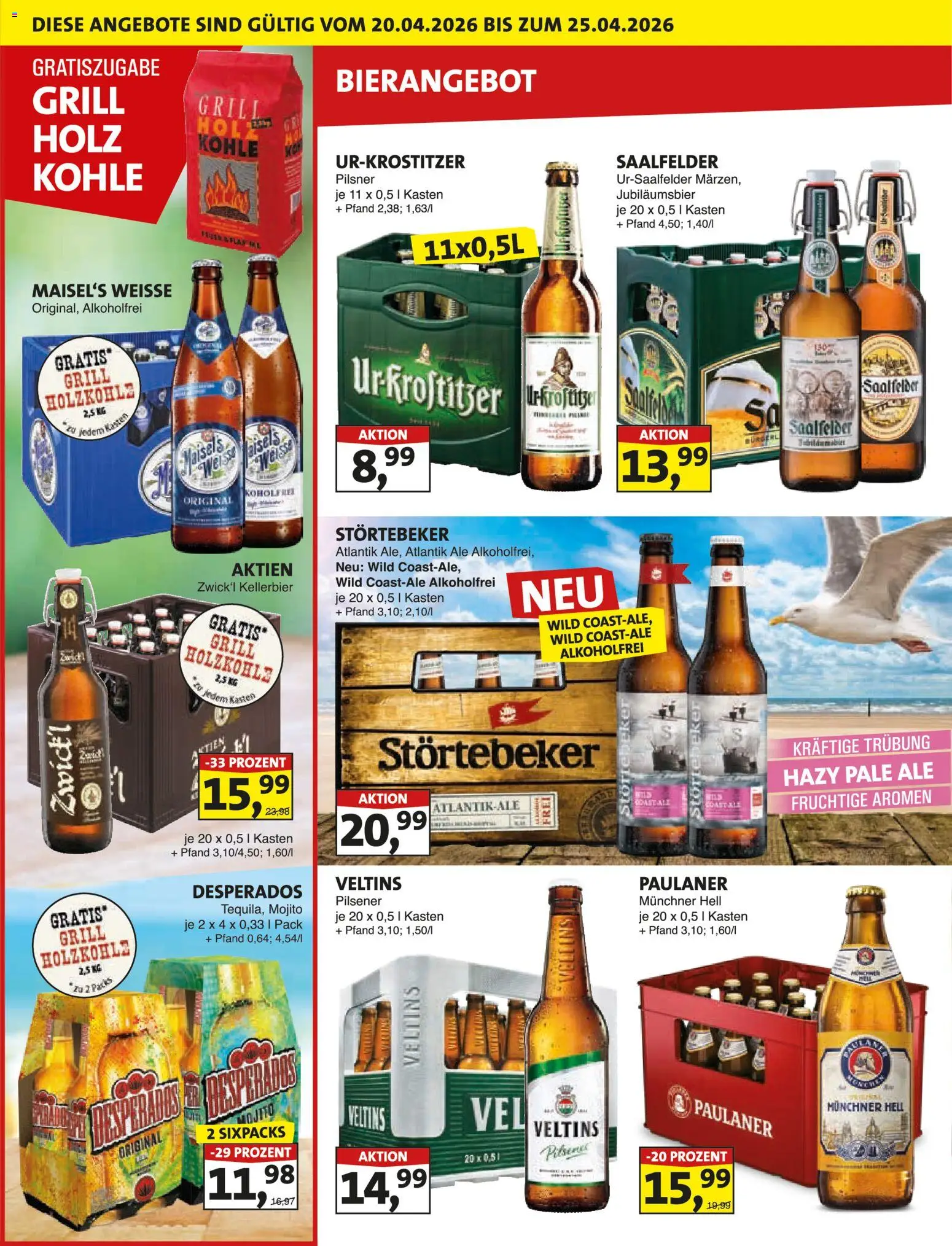 Lösch Depot Prospekt – gültig ab 20.04.2026 | Seite: 2 | Produkte: Grill, Desperados, Paulaner, Veltins