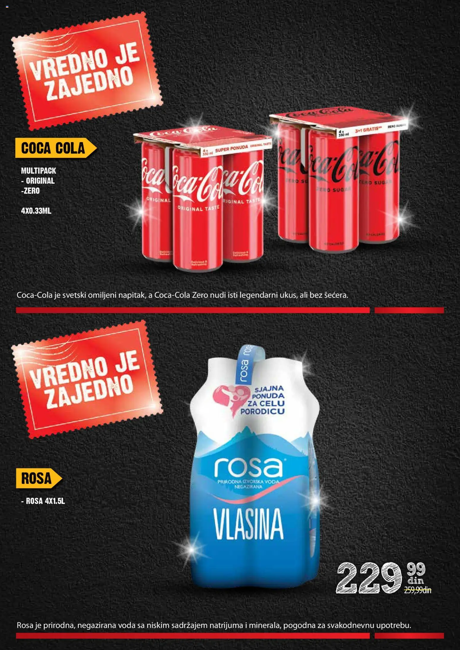 Idea katalog - važi od 13.11.2025 | Strana: 24 | Proizvode: Coca Cola, Negazirana voda, Voda