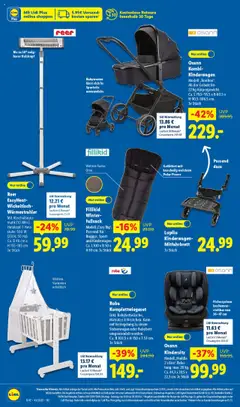 Lidl Prospekt Rahden ab 20.10.2025 gültig | Seite: 52 | Produkte: Matratze, Babybett, Wickeltisch, Telefon