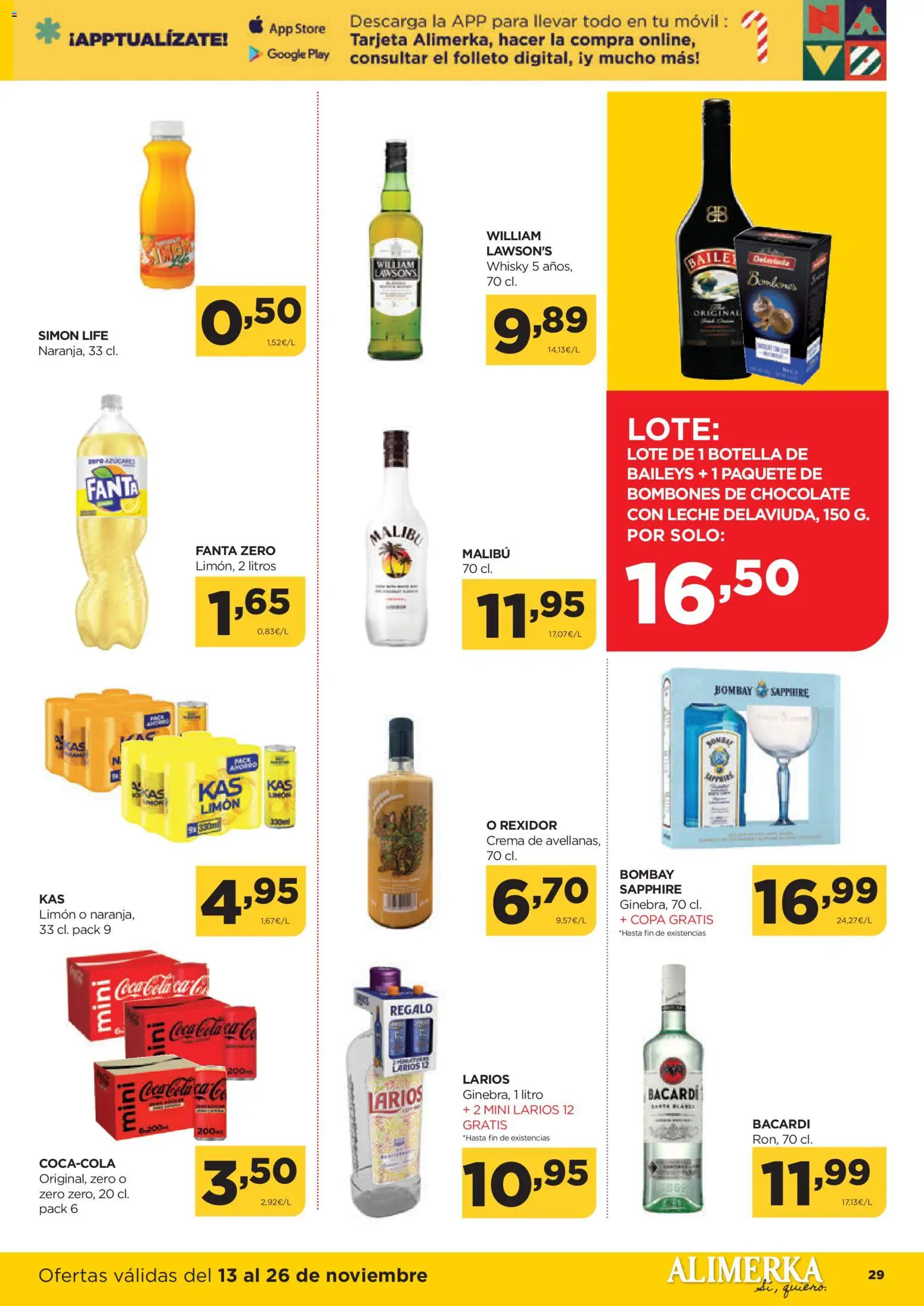 Alimerka folleto Asturias │ válido desde el 13.11.2025 | Página: 31 | Productos: Leche, Chocolate, Chocolate con leche, Μαρμελάδα ροδάκινο