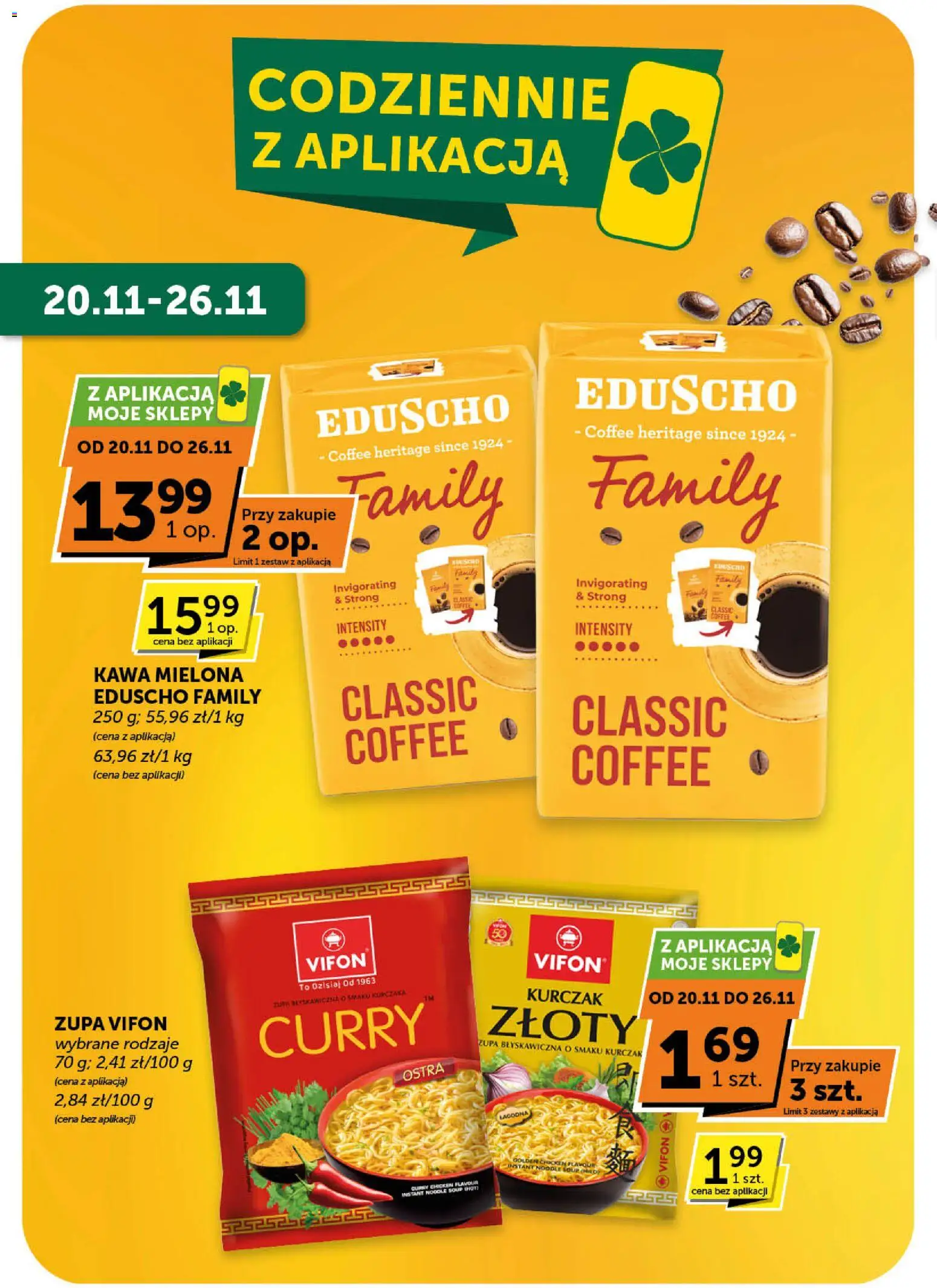 Euro Sklep Gazetka - Market od 13.11.2025 | Strona: 16 | Produkty: Curry, Kurczak, Vifon, Kawa