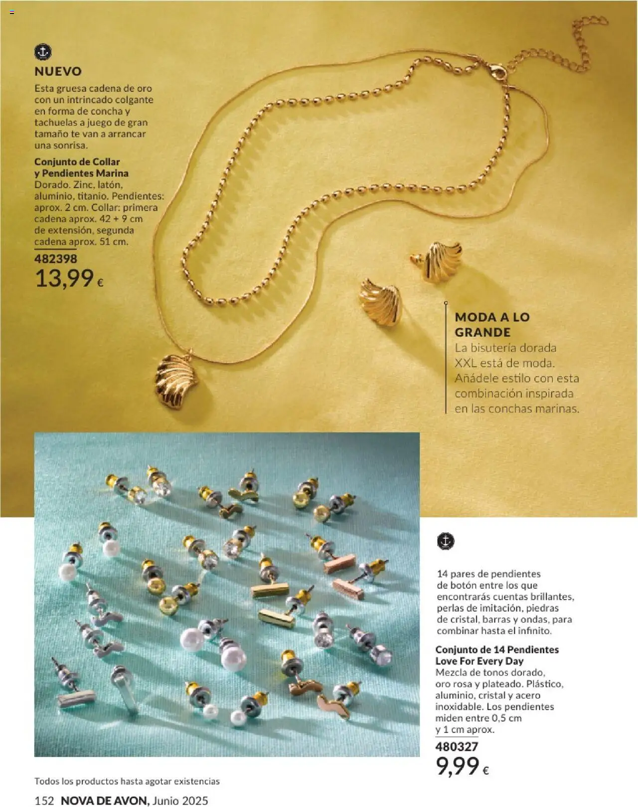 Catálogo AVON campaña 6 │ válido desde el 01.06.2025 | Página: 152 | Productos: Pendientes, Té