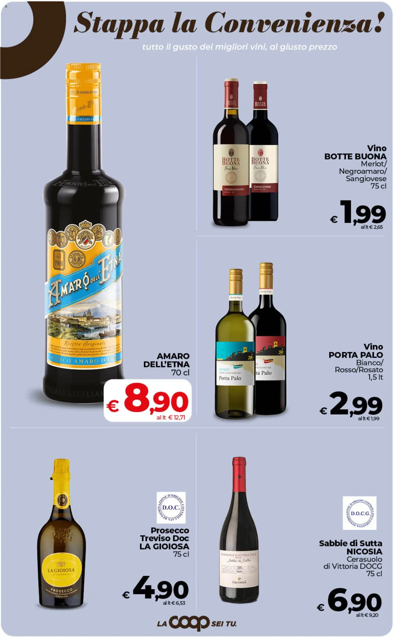 Volantino COOP del 17.03.2026 | Pagina: 30 | Prodotti: Prosecco, Vino, Amaro