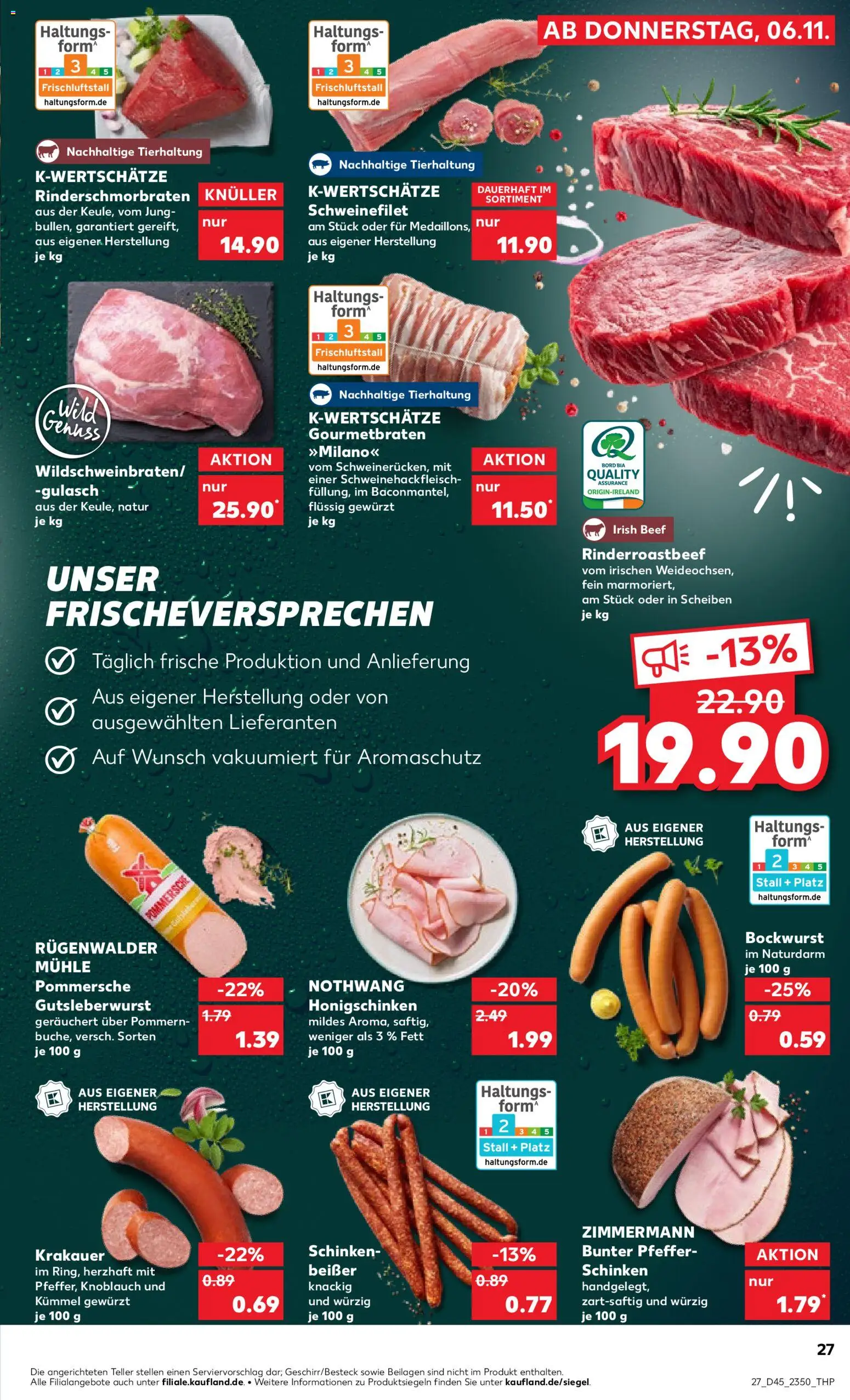 Kaufland prospekt Völklingen	 – gültig ab 09.11.2025 | Seite: 27 | Produkte: Mühle, Pfeffer, Knoblauch, Schinken