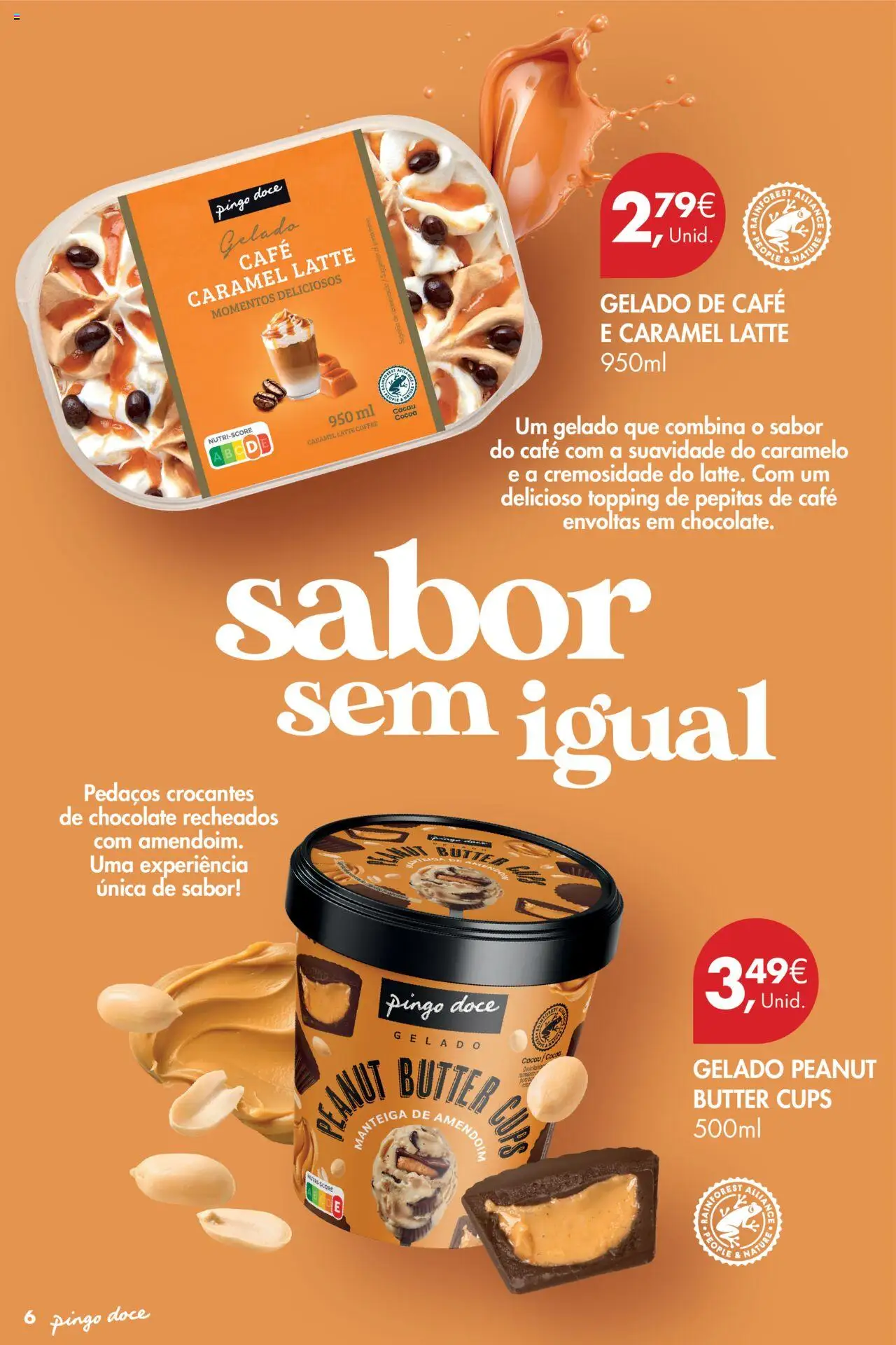 Pingo Doce - Gelados │ válido de 26.06.2025 | Página: 6 | Produtos: Gelado, Café, Chocolate