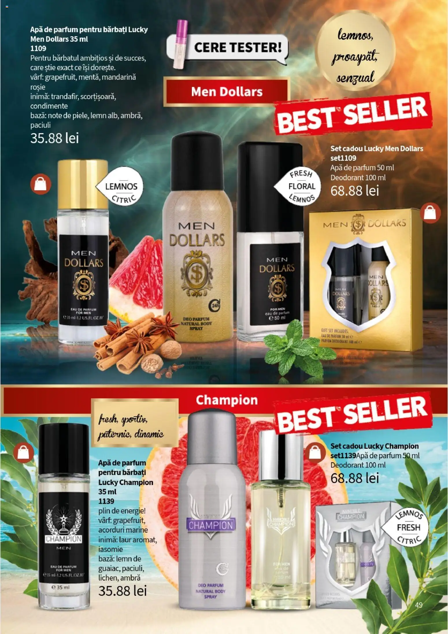 Noul catalog Lady’s – valabil de la 10.11.2025 | Pagină: 51 | Produse: Apă de parfum, Body, Parfum, Apă