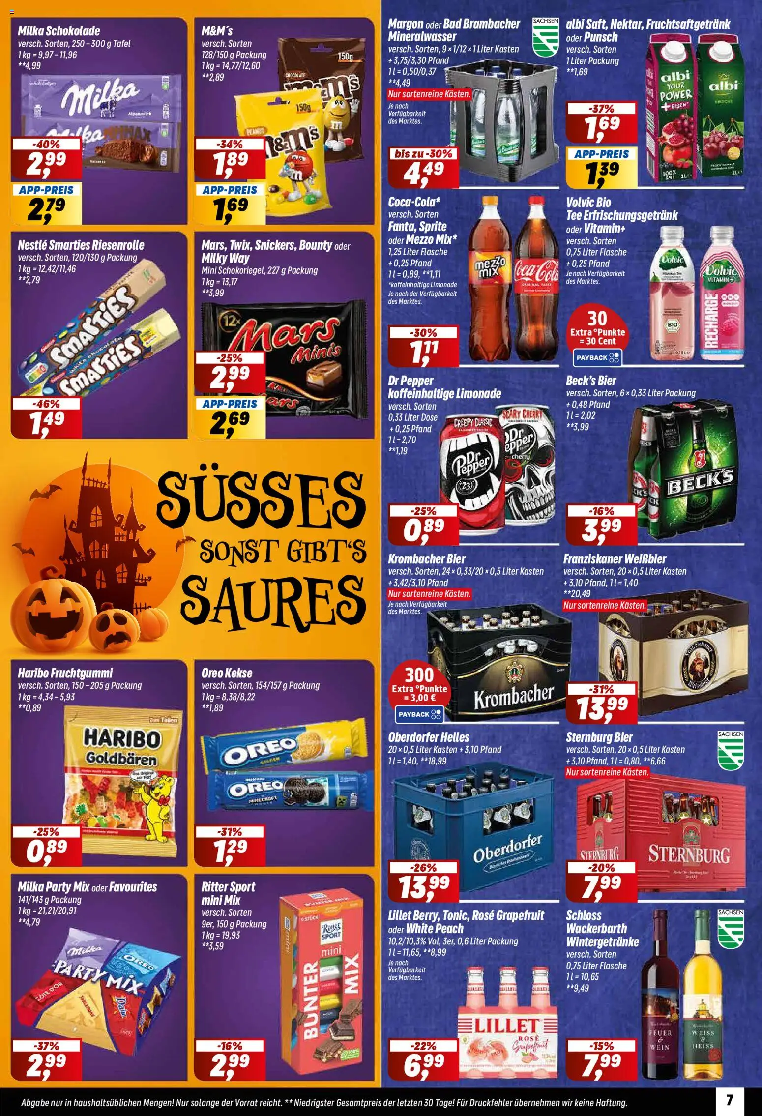 Simmel Prospekt 	 – gültig ab 27.10.2025 | Seite: 7 | Produkte: Franziskaner, Bad, M&M's, Milka