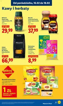 Pogląd oferty "Bellarom Royal, kawa rozpuszczalna, XXL, Kawa rozpuszczalna XXL, 300 g" - ważna od 16.02.2026 | Strona: 37